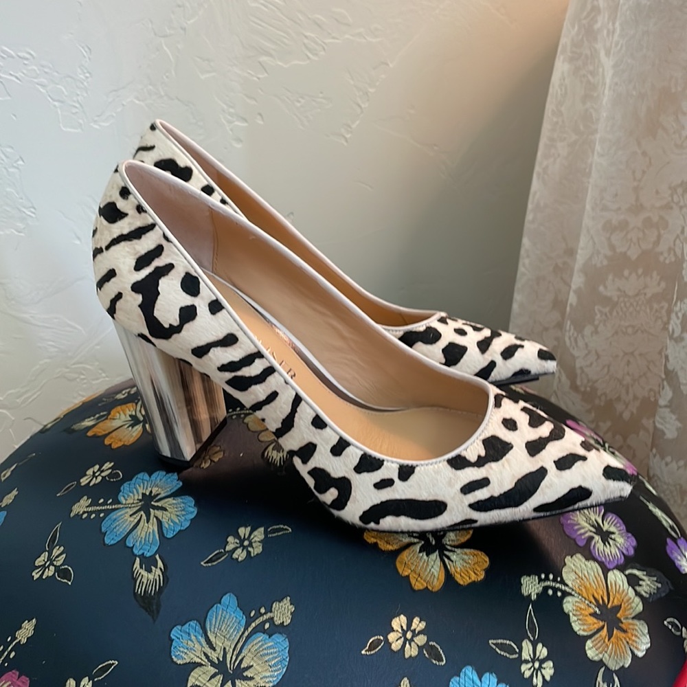 Leopard NWOT Donald Pliner Heels Size 6.5 - Picture 2 of 7